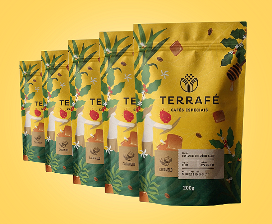 Kit 5un Caramelo - Café Especial Terrafé