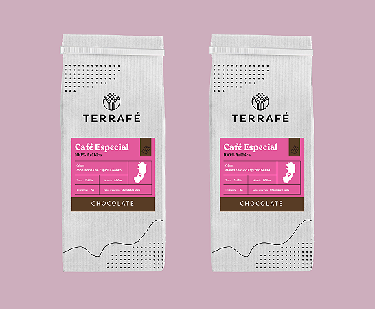 Kit 2un 500g Chocolate - Café Especial Terrafé