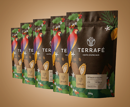 Kit 5un Chocolate - Café Especial Terrafé