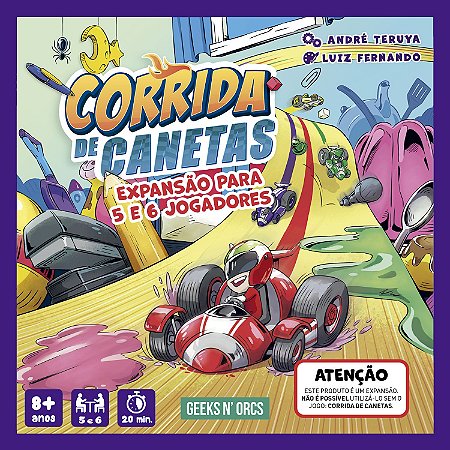 Corrida de Canetas - Expansão para 5 e 6 jogadores