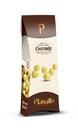 Drágea Chocolate Branco Crocante 80g