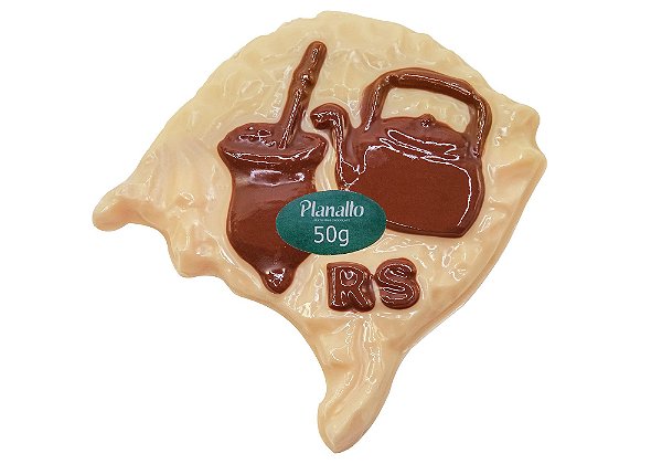 Mapa Chocolate branco 50g