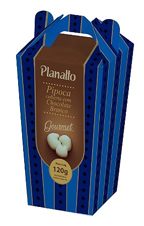 Pipoca coberta com Chocolate Branco - Gourmet - 120g