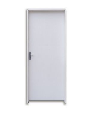 PORTA LISA SEMI PRONTA MADEIRA HDF COM FECHADURA BATENTE  9 CM