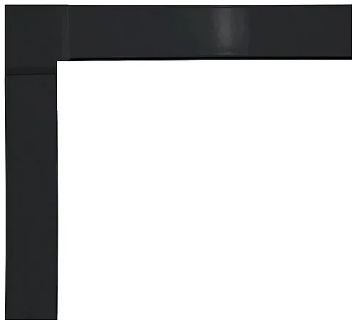 Kit Guarnição (Acabamento) para Portas de Alumínio Preto