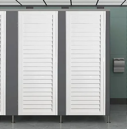 Porta Vestiário Palheta em Alumínio Branco