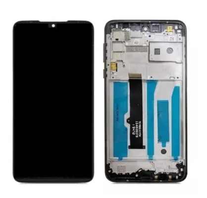 Combo Display tela frontal Moto G8 Play e Moto One Macro com aro preto