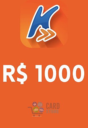 Gift Card KaBuM: 1000 Reais - Vale Presente Digital