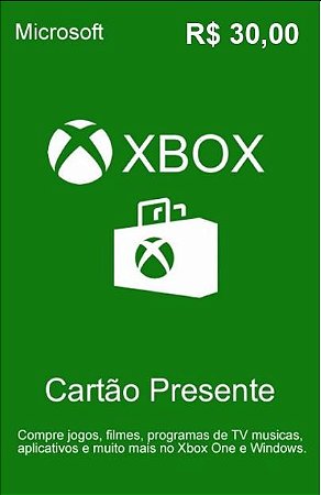 Cartão Presente Gift Card Digital XBox Game Pass PC