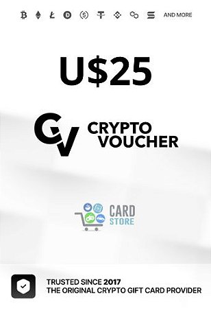 Crypto Voucher US$25 Dolares