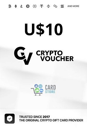 Crypto Voucher US$10 Dolares