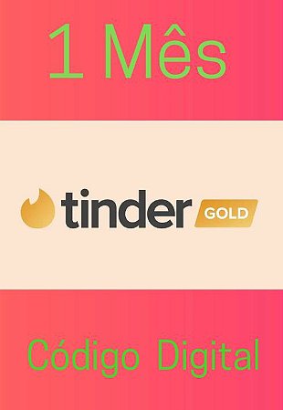 Gift Card Tinder Gold 1 Mês Assinatura