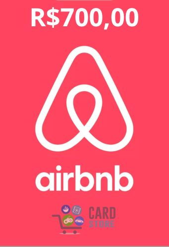 Gift Card Airbnb Digital Cartão Presente R$ 700 Reais