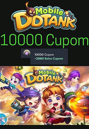DDTank Mobile 10000 Cupom + 2560 Extra Cupom - Smile One