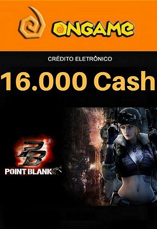 Cartão Point Blank PB 16.000 Cash - PB 16k Point Blank Ongame