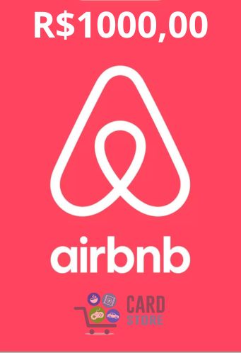 Gift Card Airbnb Digital Cartão Presente R$ 1000 Reais
