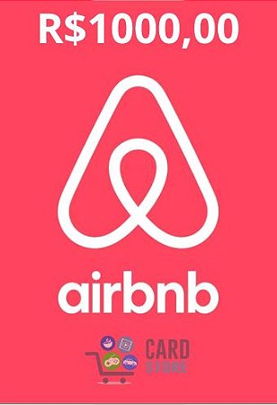 Gift Card Airbnb Digital Cartão Presente R$ 1000 Reais