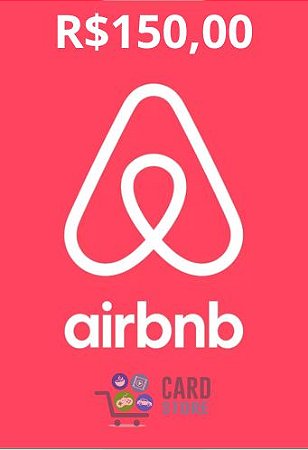 Gift Card Airbnb Digital Cartão Presente R$ 150 Reais