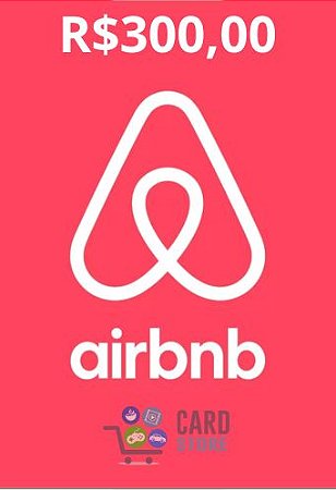 Gift Card Airbnb Digital Cartão Presente R$ 300 Reais