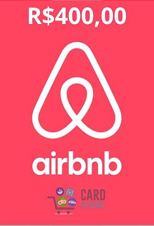 Gift Card Airbnb Digital Cartão Presente R$ 400 Reais