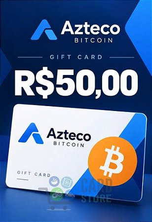 Gift Card Azteco Bitcoin R$50