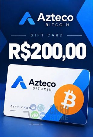 Gift Card Azteco Bitcoin R$200