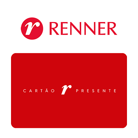 Cartão Vale Presente Renner R$200 reais - Gift Card Digital