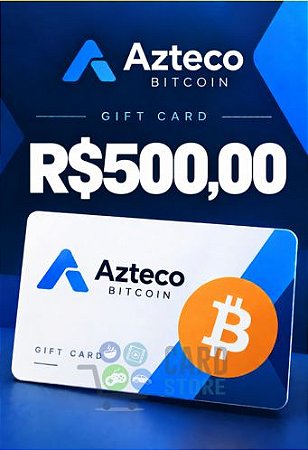 Gift Card Azteco Bitcoin R$500