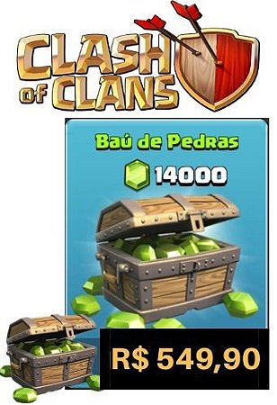 Gemas Clash Of Clans 14000 Gemas - Cartão Google Play Store