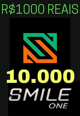 Smile One – 1000 Smile Coins – Cartão R$ 100 – WOW Games