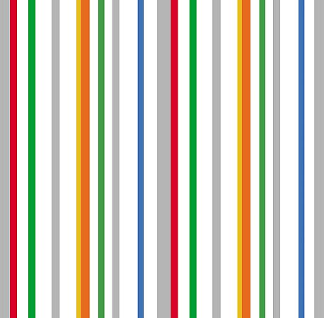 Papel De Parede Listras Coloridas Com Fundo Branco Bobinex Renascer