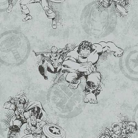 Papel De Parede Vingadores Disney York Iii Dy0245 Estilocor