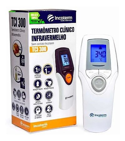 Termômetro Infravermelho Sem Contato Testa  Incoterm -  TCI300