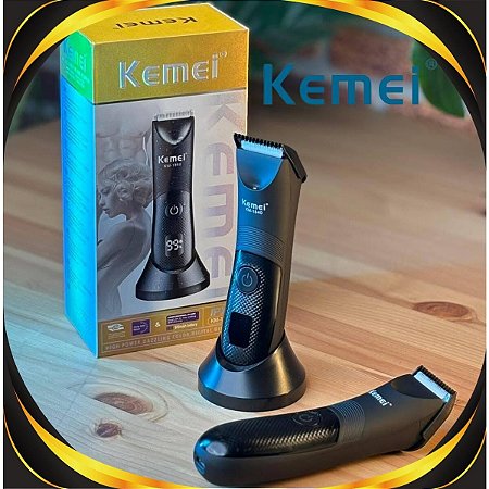 Aparelho Parador de Pelos desmatador de Joias Com lamina de Ceramica Kemei KM-1840 Unissex