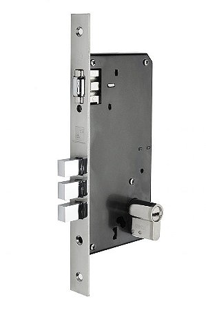 Fechadura Rolete FR3 Fortezza Chave Multiponto Cil 70mm