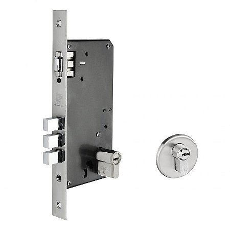 Fechadura Rolete FR3 Fortezza Chave Multiponto Cil 70mm - AJO
