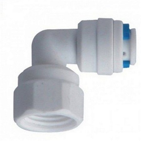 Conector L 90º Femea 1/2 Engate Rapido 1/4