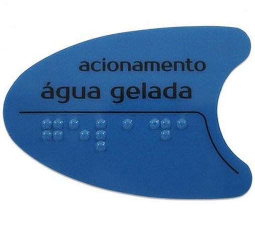 Adesivo IBBL Azul Tecla Frontal BDF/PDF/SMART H2O