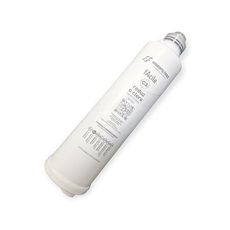 Filtro / Refil Facile C3 Reduz Cloro Livre HidroFiltros