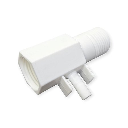 Adaptador Saida 1/4 p/Conector 1/4 ou 3/8 X Bucha T 1/2 x 1/2