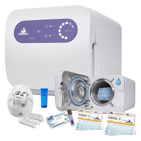 Autoclave Vitale Inox 5 Litros Lilás Bivolt + Mini Incubadora - Cristófoli