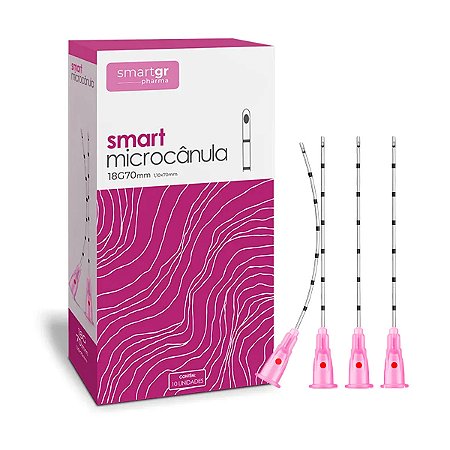 Smart Microcânula 18G x 70mm Caixa Com 10 Unidades - Smart Gr