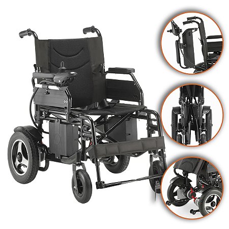 Cadeira de Rodas Motorizada Modelo D800 Até 120 Kg - Dellamed
