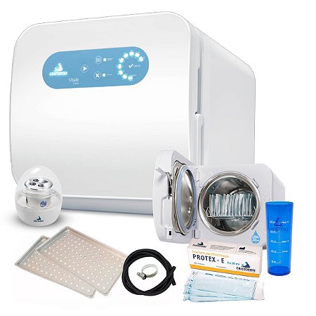 Autoclave Vitale Class 21L Inox Bivolt + Acessórios - Cristófoli
