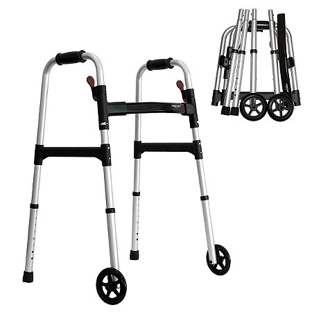 Andador Desmontável Com Rodas Até 130 Kg - Mercur