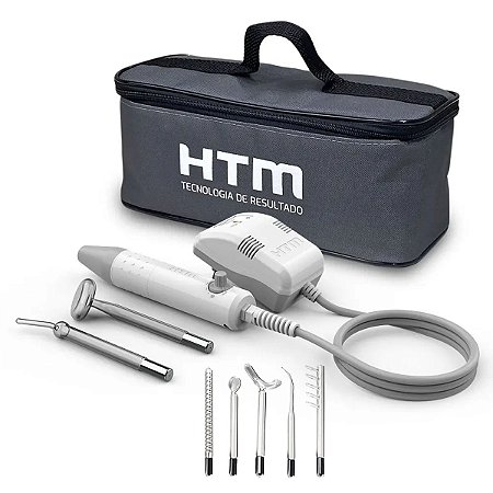 Kit Beauty Face Portátil Alta Frequência + 7 Eletrodos Ozotec - HTM