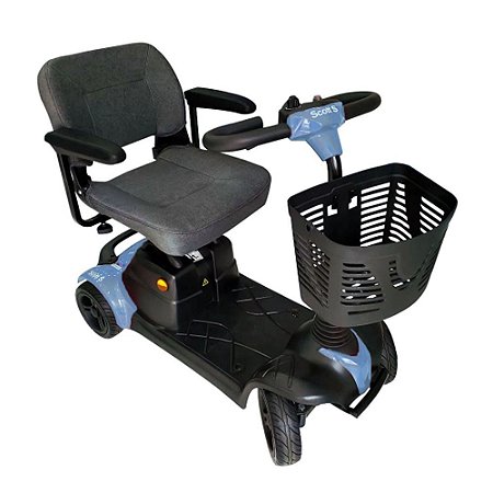 Cadeira Motorizada Scooter Elétrica Até 136 Kg Scott S Azul - Ottobock