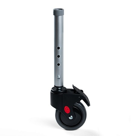 Roda Traseira Com Tubo Para Cadeira De Banho 100KG SC100A - Hidrolight