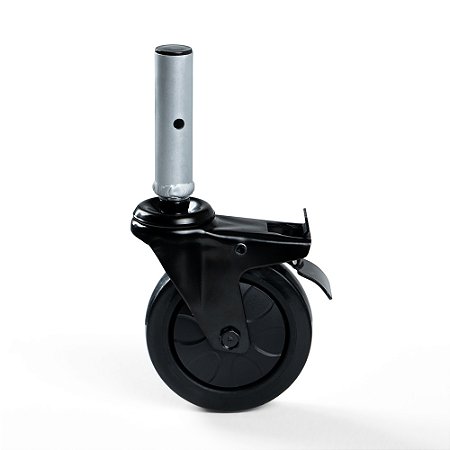 Roda Traseira Com Tubo Para Cadeira De Banho 150KG SC102L - Hidrolight