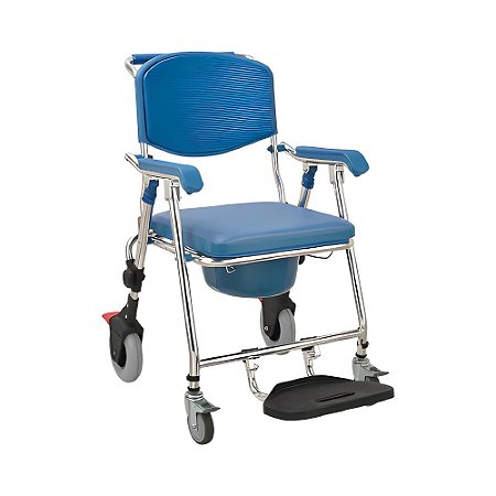 Cadeira de Banho Higiênica Dobrável em Alumínio Até 150kg PRO700 Procirúrgica Health Clean - OUTLET